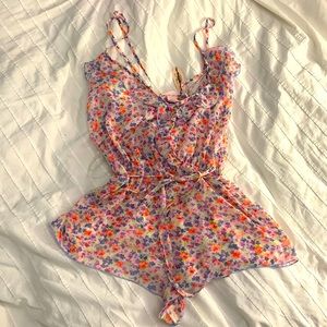 NWT Victoria’s Secret floral romper